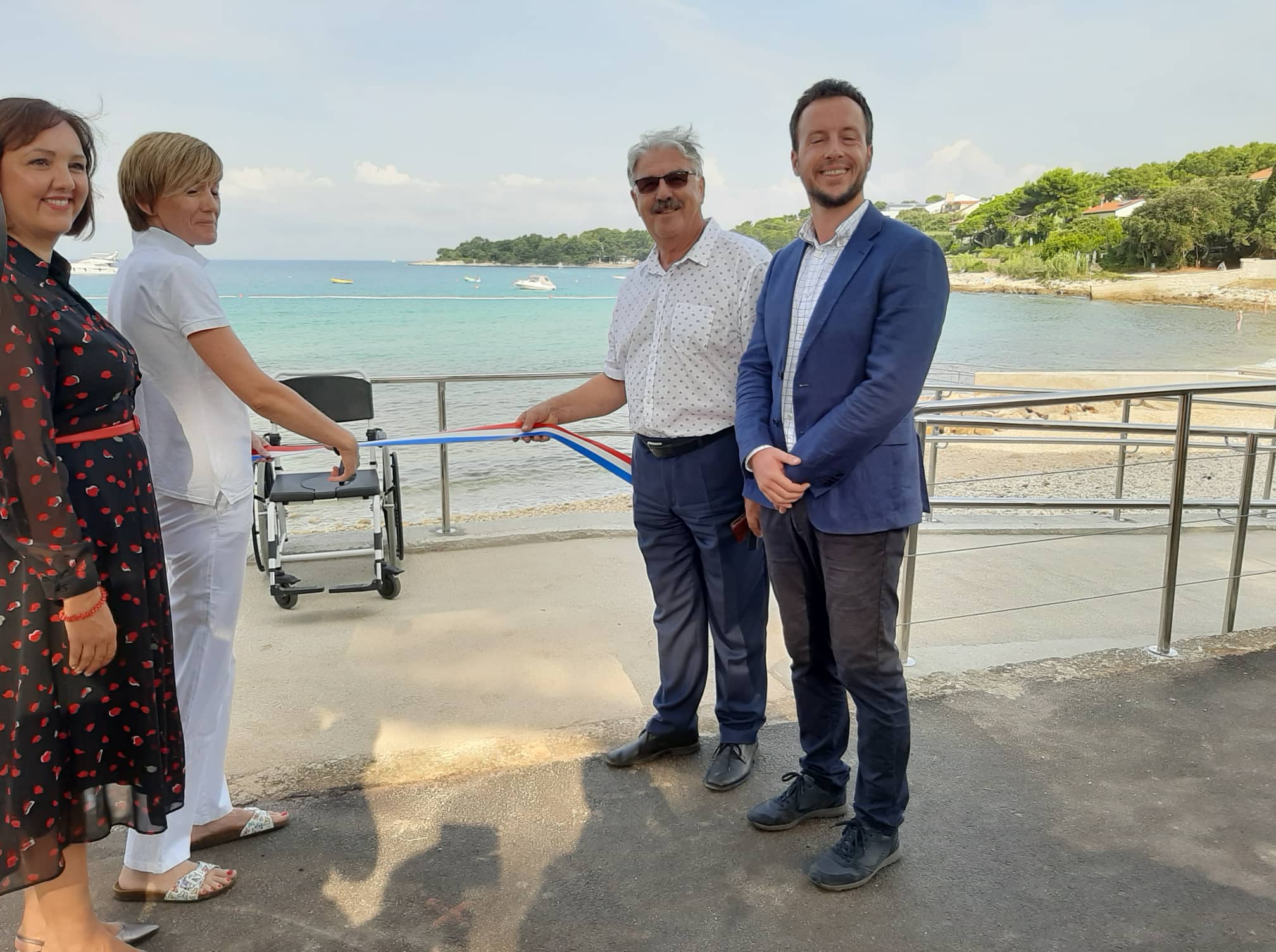 Predstavljen i treći C spust na medicinsko-terapeutskoj plaži rovinjske Bolnice