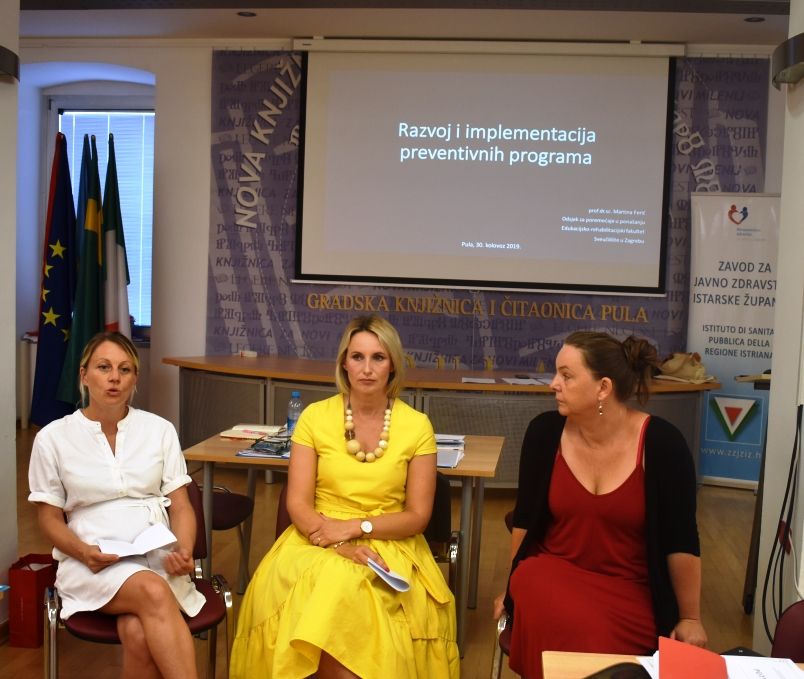 Pula: predstavljena radionica „Razvoj i implementacija preventivnih programa“