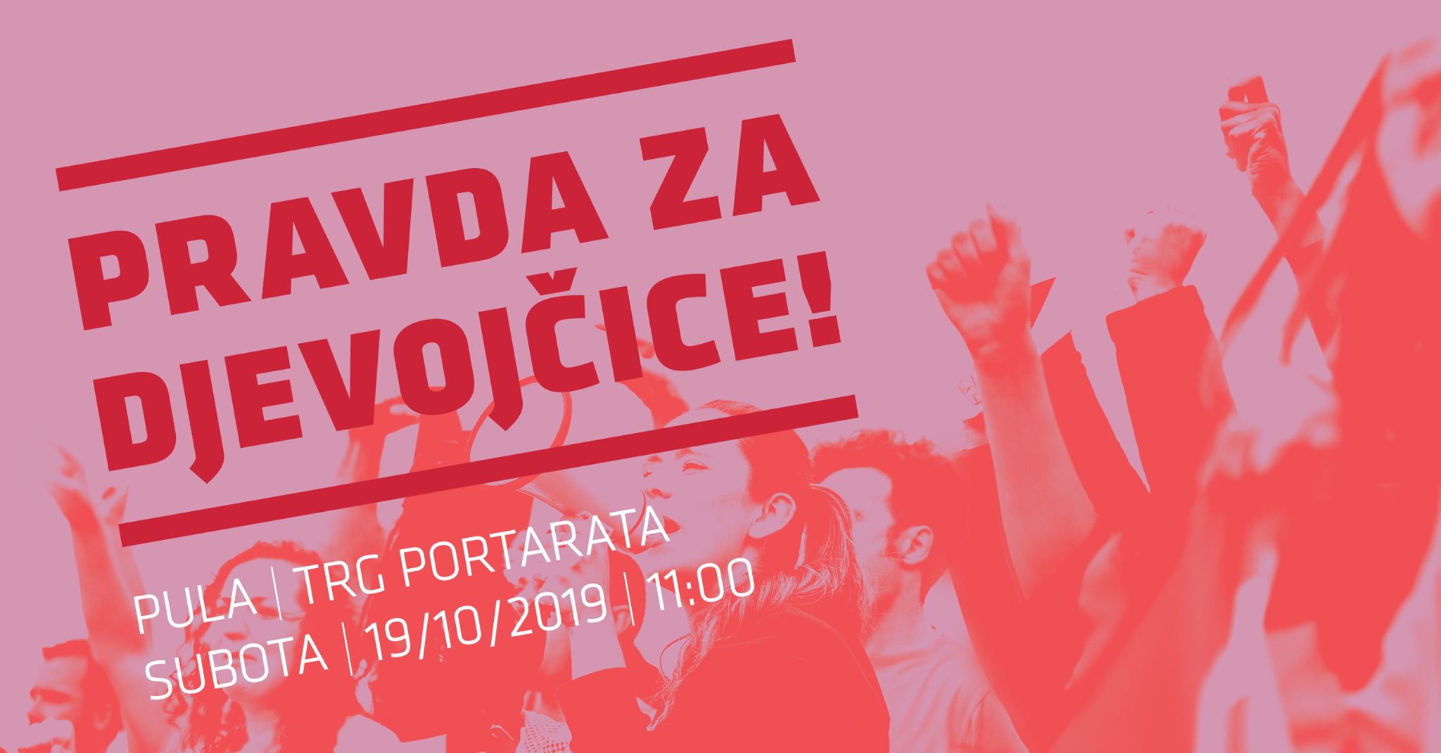 Pula traži pravdu za djevojčice u subotu u 11 sati!!!!