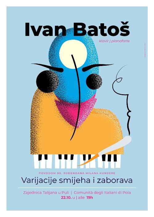 Glazbeno-književna večer "Varijacije smijeha i zaborava" povodom 90. rođendana Milana Kundere