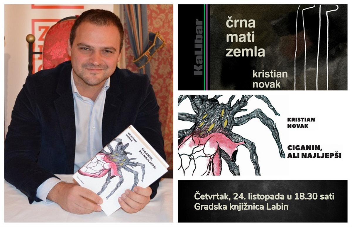 Kristian Novak gostuje u Gradskoj knjižnici Labin