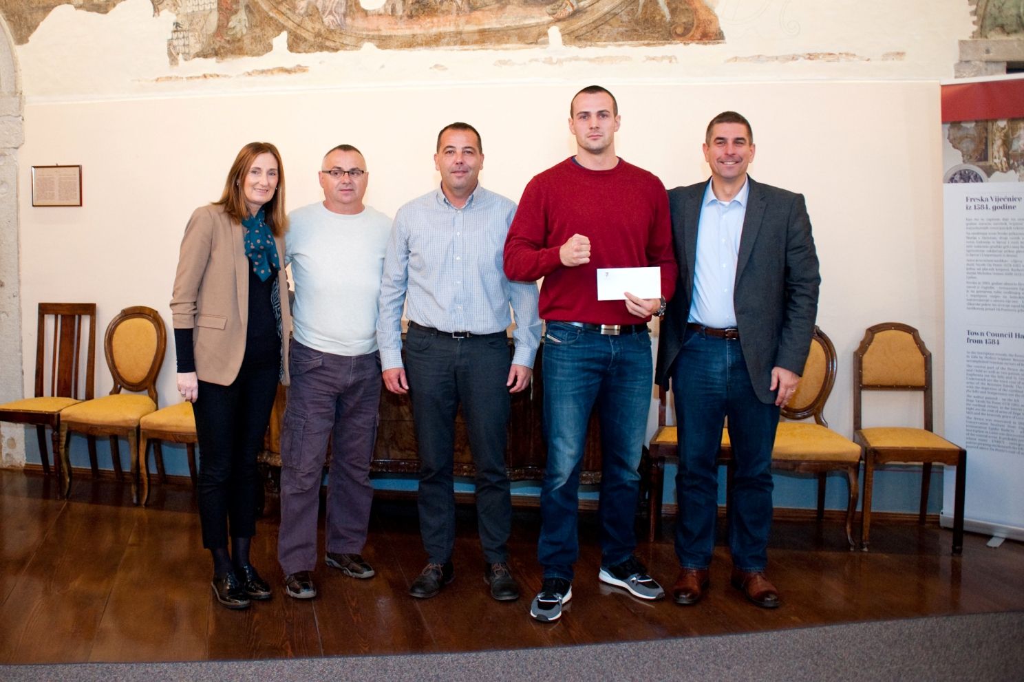 U Rovinju održan prijem za Svjetskog prvaka Borisa Miškovića