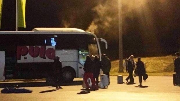 Zapalio se autobus Briona na odmorištu u Ravnoj Gori