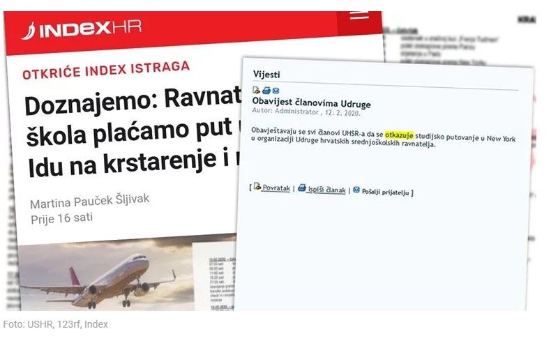 INDEX ISTRAGA DOZNAJE: Među ravnateljima koji su trebali otputovati na 'studijsko' putovanje je i ravnateljica iz Poreča