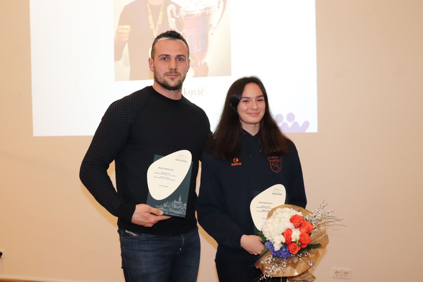 SVEČANOST U MMC-u Nikka Brajković i Boris Mišković najbolji sportaši Grada Rovinja u 2019. godini