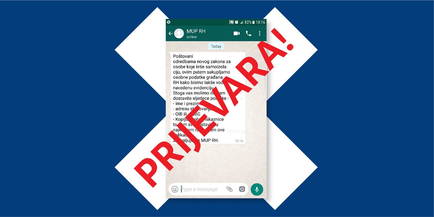 Upozorenje građanima: Ne dajte osobne podatke preko mobilnih aplikacija