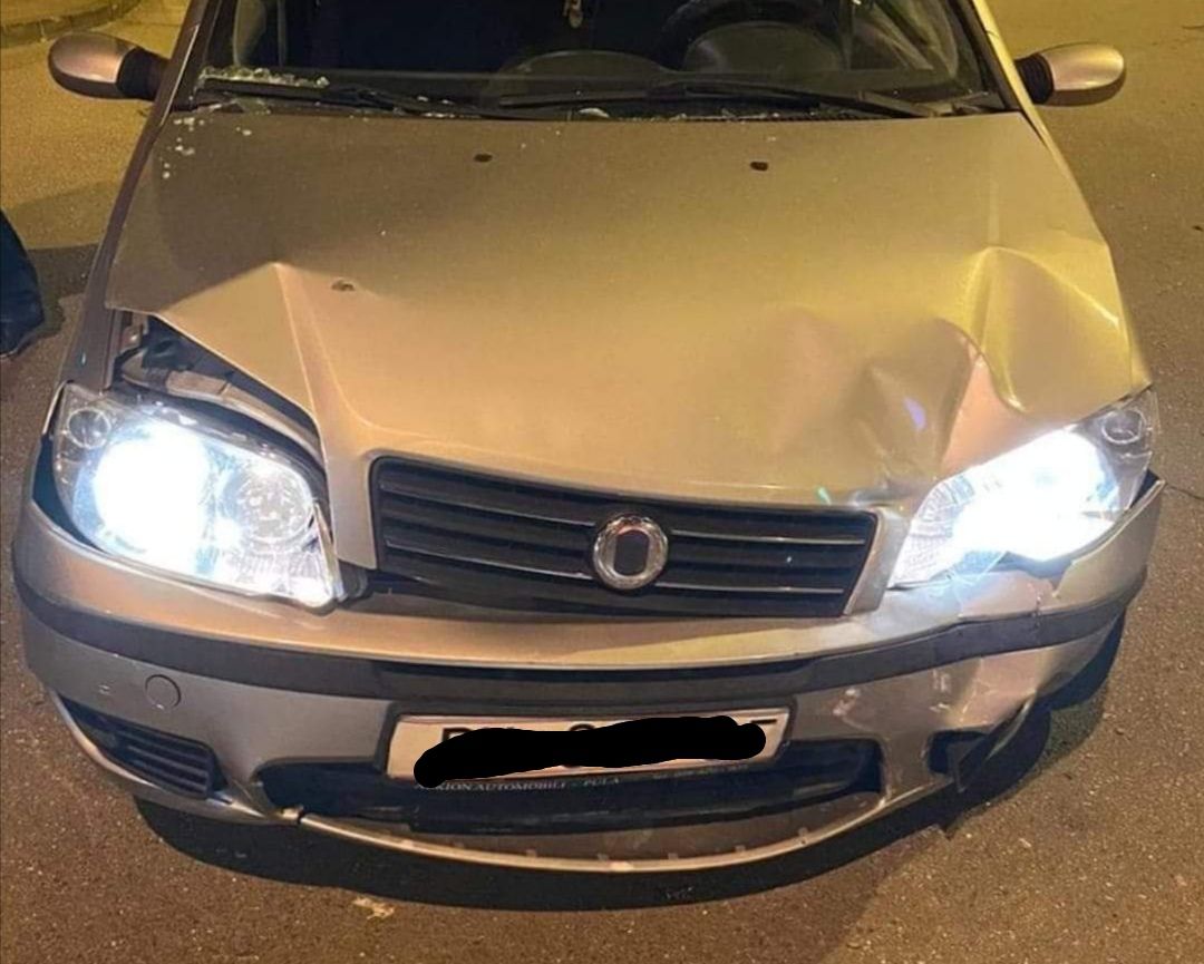 NESREĆA U CENTRU PULE Vozač traži osobu koja ga je udarila i pobjegla s mjesta nesreće 