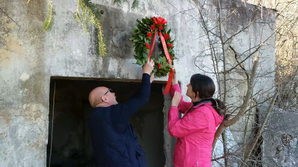 Polaganje vijenaca povodom obljetnice osnutka Talijanskog bataljuna 'Pino Budicin' 