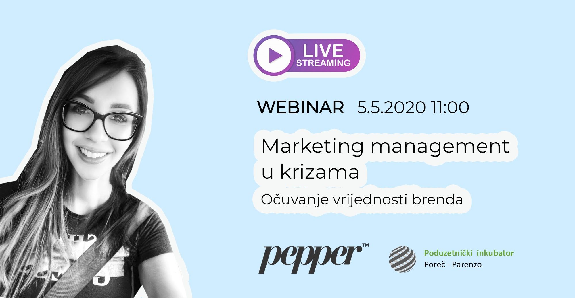 Poduzetnički inkubator Poreč organizira besplatni webinar 'Marketing management u krizama'