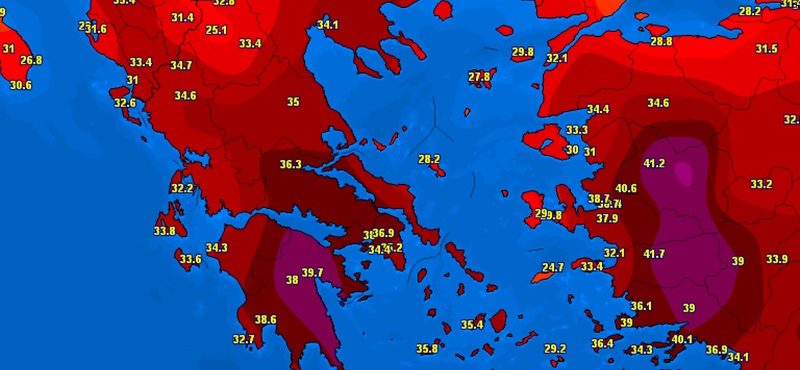 U Turskoj temperature porasle do 43 °C, dijelovi Grčke i Italije na 40 °C