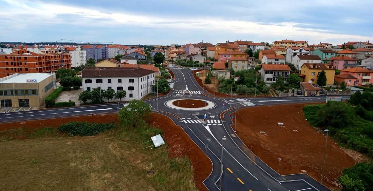 U Puli privremeno otvoren novoizgrađeni rotor na raskrižju Valturske, Japodske i Ulice Jurja Žakna