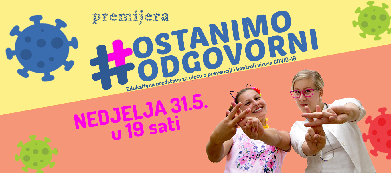 TEATAR NARANČA SE VRAĆA NA SCENU PREDSTAVOM #OSTANIMOODGOVORNI