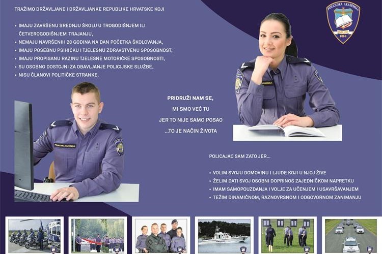 Želiš postati policajac ili policajka? Prijavi se!