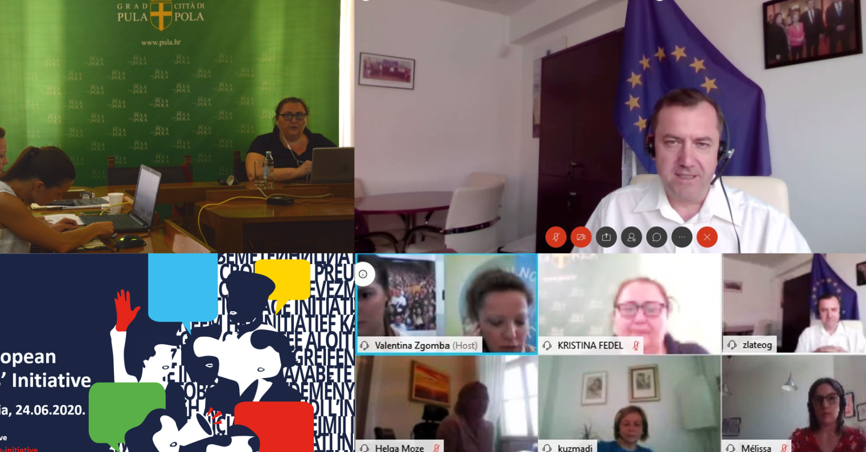 Stručnjaci Europske komisije održali radionicu 'Europske građanske inicijative'