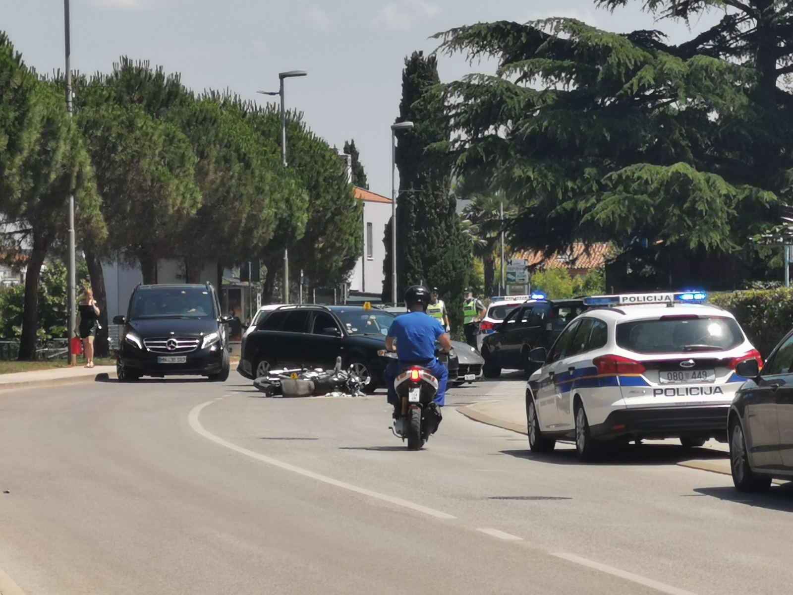 ROVINJ: Vozač automobila oduzevši mu prednost, zabio se ravno u motocikl