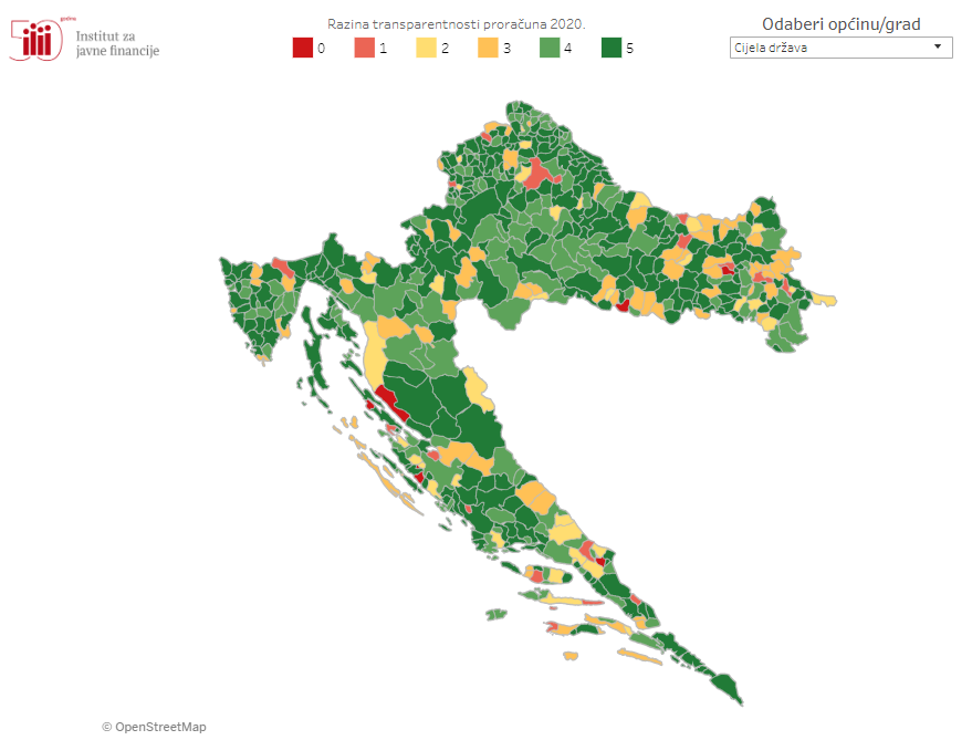 Gradu Puli šestu godinu zaredom dodijeljena najviša ocjena za transparentnost proračuna