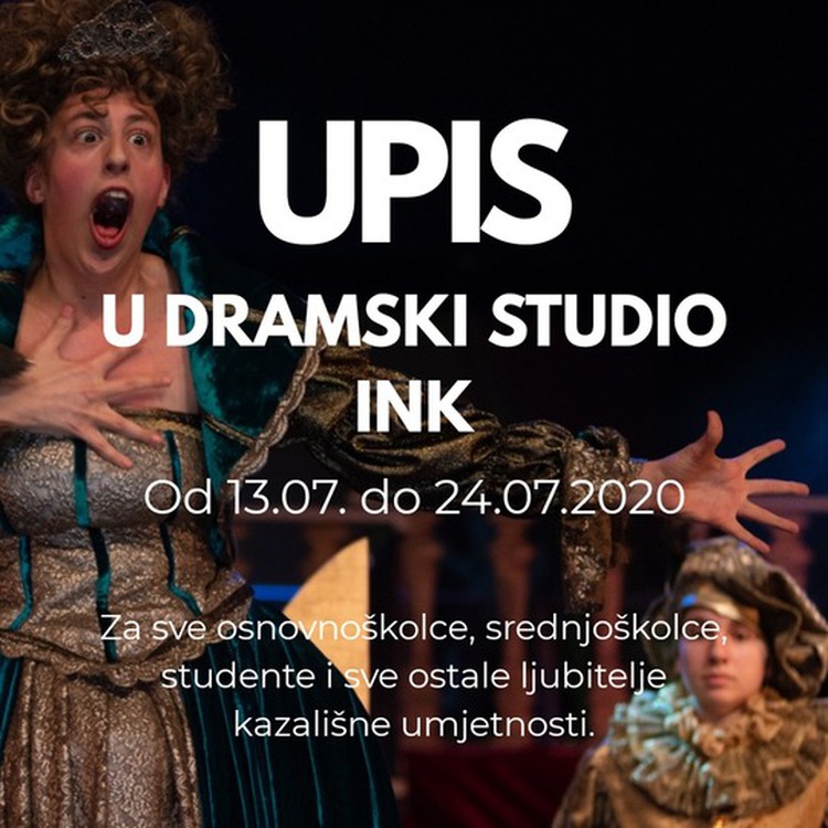 Želiš postati dio dramskog studija INK? KRENULI SU UPISI 