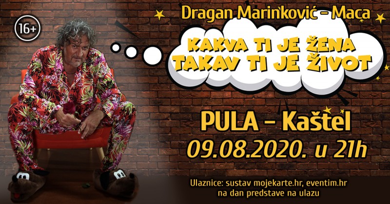 Regionalna hit komedija “Kakva ti je žena, takav ti je život” dolazi na pulski Kaštel