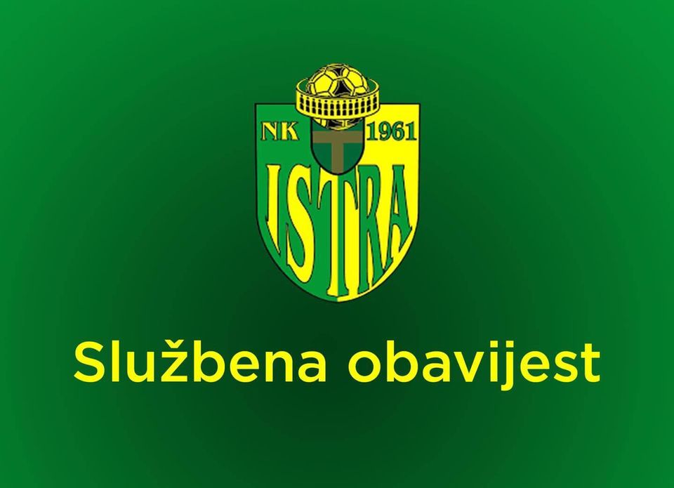 IGRAČ NK ISTRE 1961 POZITIVAN NA KORONAVIRUS Ostali u klubu negativni, no ponovit će testiranje