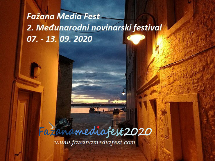 Najavljen Fažana Media Fest 2020 SVI SU NOVINARI DOBRODOŠLI