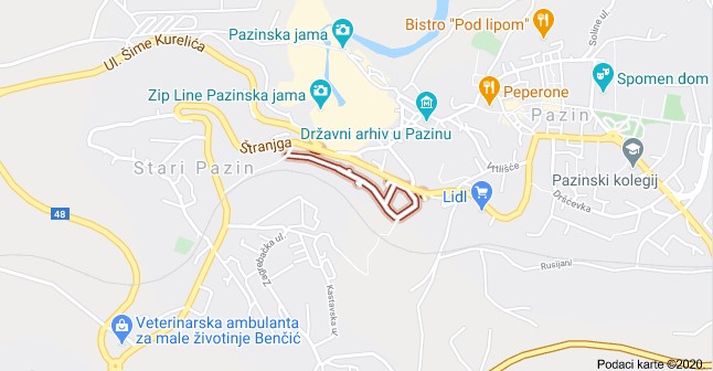 U Pazinu je danas i sutra jedna ulica zatvorena za sav promet