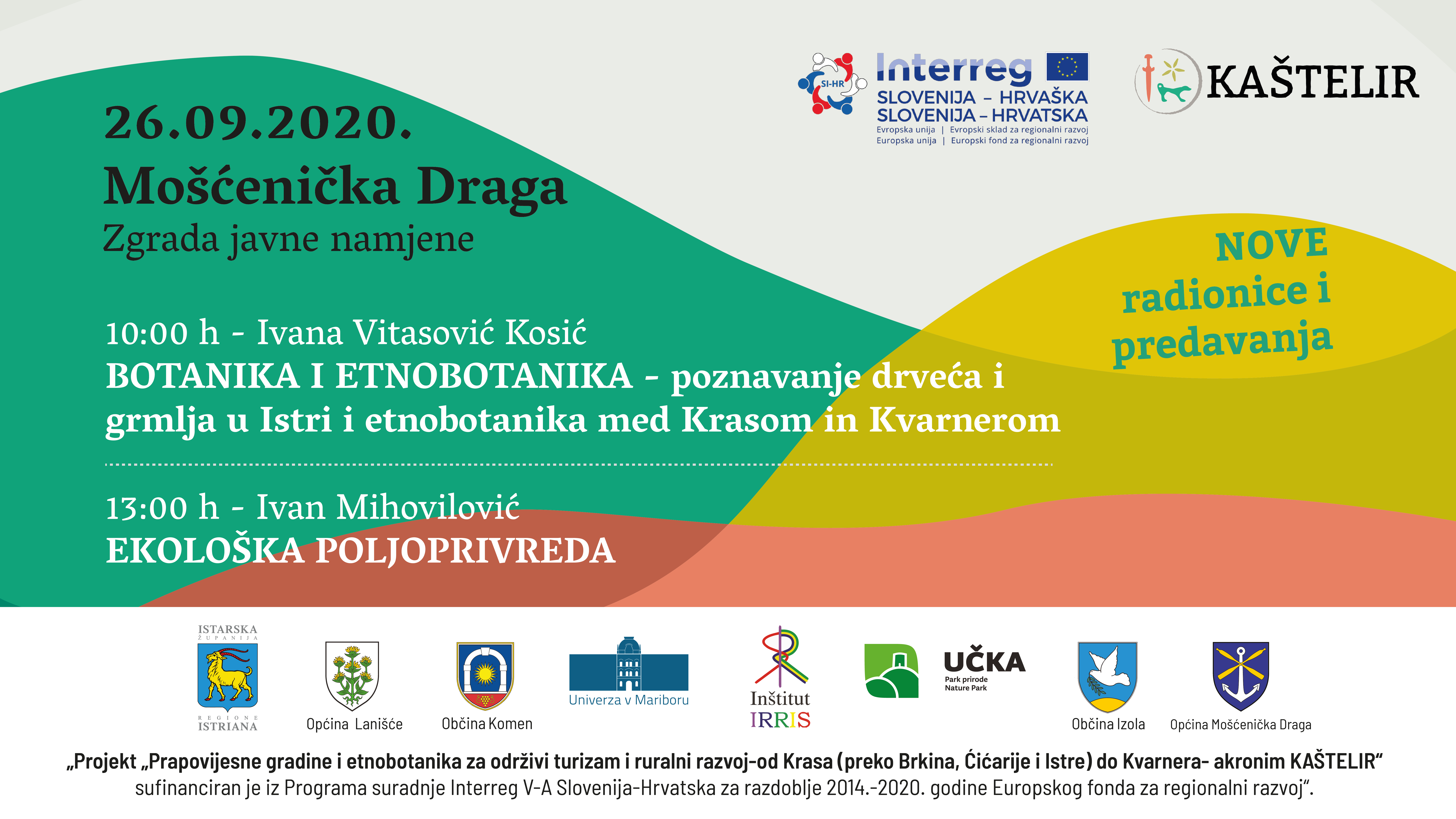 U Mošćeničkoj Dragi održat će se besplatne radionice na temu botanike i ekološke poljoprivrede
