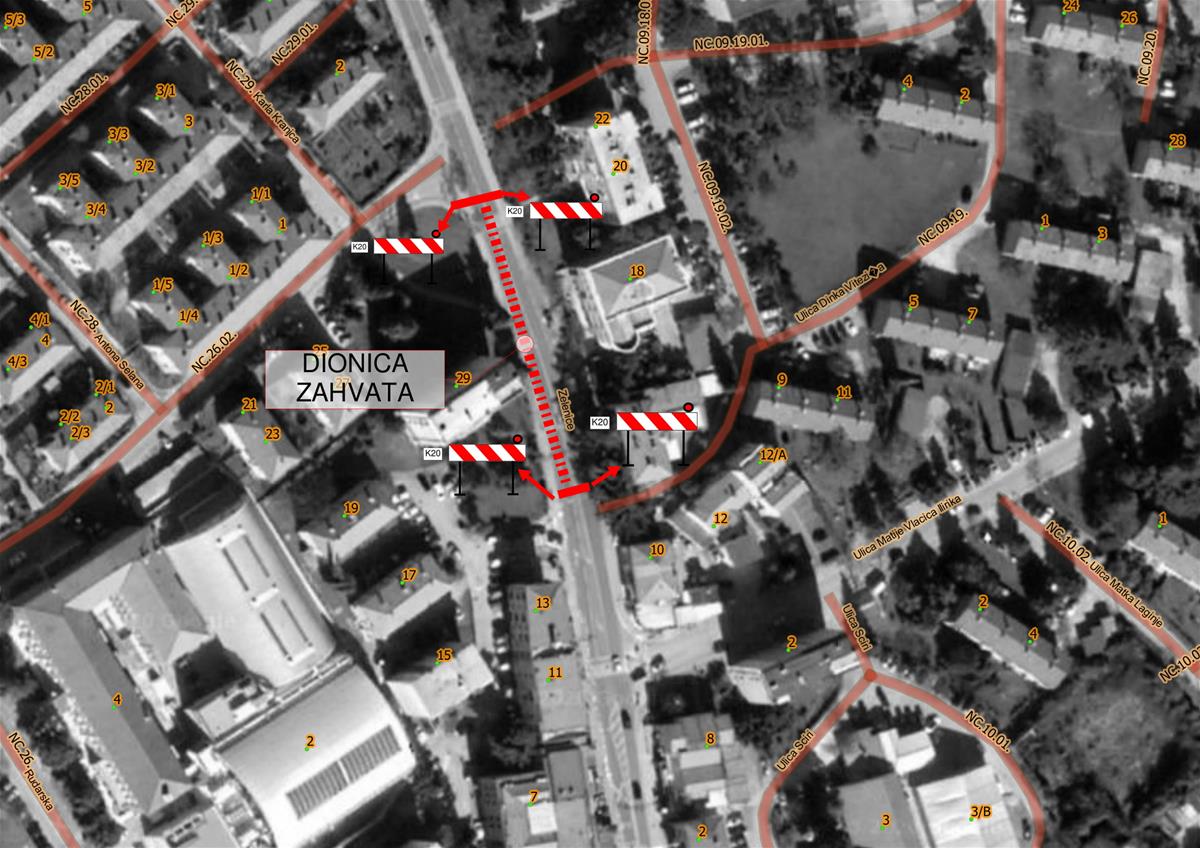 LABIN Dovršen prvi, a danas kreće izgradnja drugog usporivača prometa