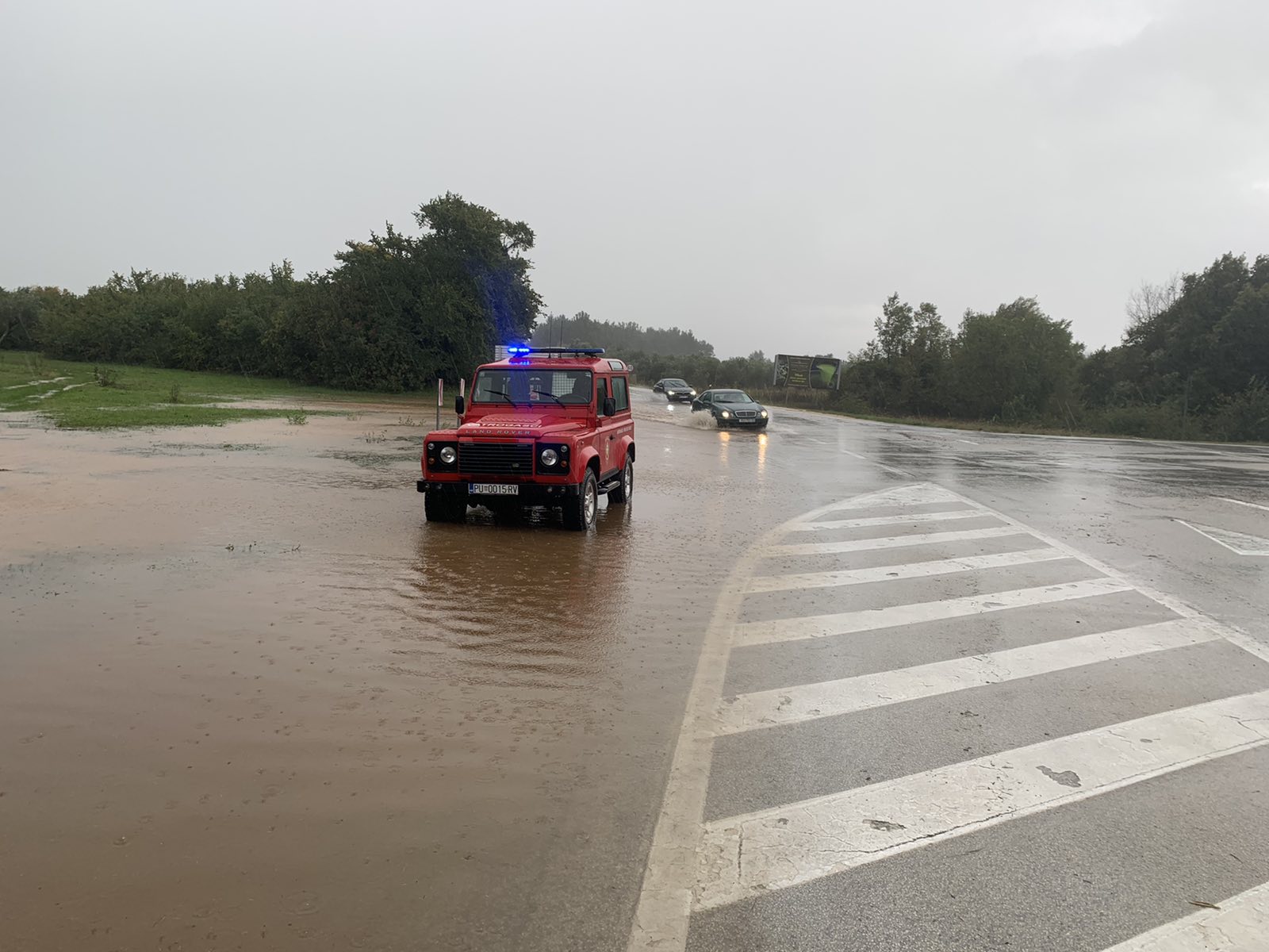ISTRA POD VODOM, NAJVIŠE KIŠE PALO U ROVINJU Vatrogasci do sada intervenirali više od 30 puta  