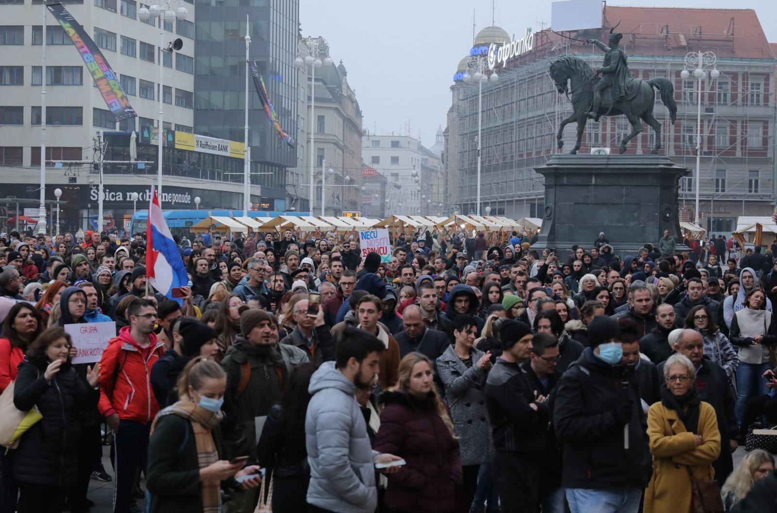 PROSVJED U ZAGREBU Uredno prijavljen, ali zbog prevelikog broja ljudi organizatori će biti sankcionirani