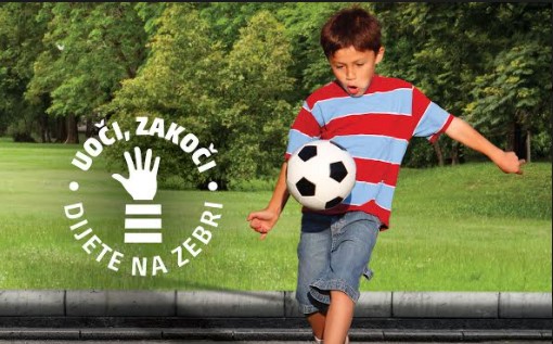 U Balama osvanuo jumbo plakat 'DJECA U PROMETU SU NEPREDVIDIVA I ČESTO U OPASNOSTI' 