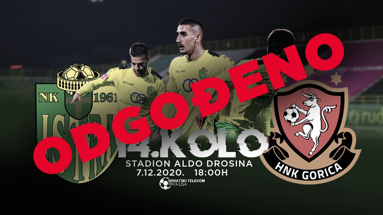 Zbog prodora virusa u zeleno-žutu svlačionicu, odgođena utakmica s Goricom
