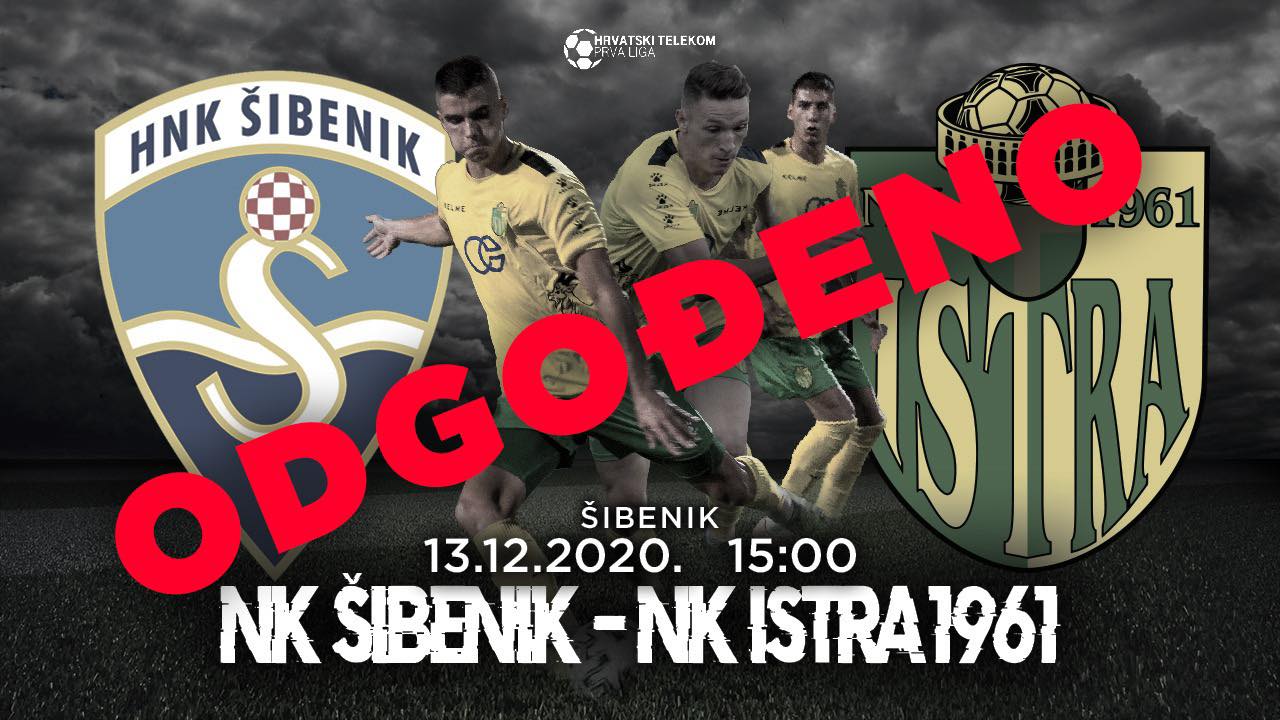 NK Istra 1961 i dalje na čekanju: Osim sutrašnje, odgođena i utakmica protiv Šibenika