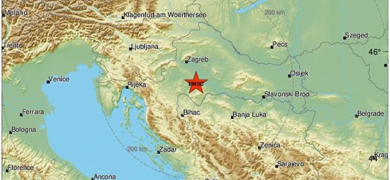 Potres magnitude 5.1 kod Siska, OSJETIO SE I U ISTRI