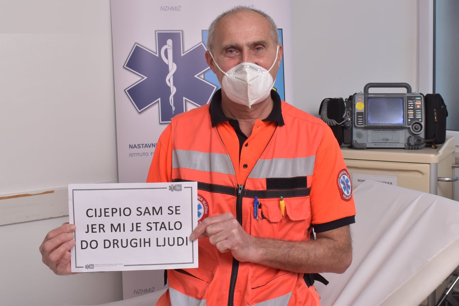 Među prvim cijepljenima protiv Covida i Novigrađanin Zoran Sarić