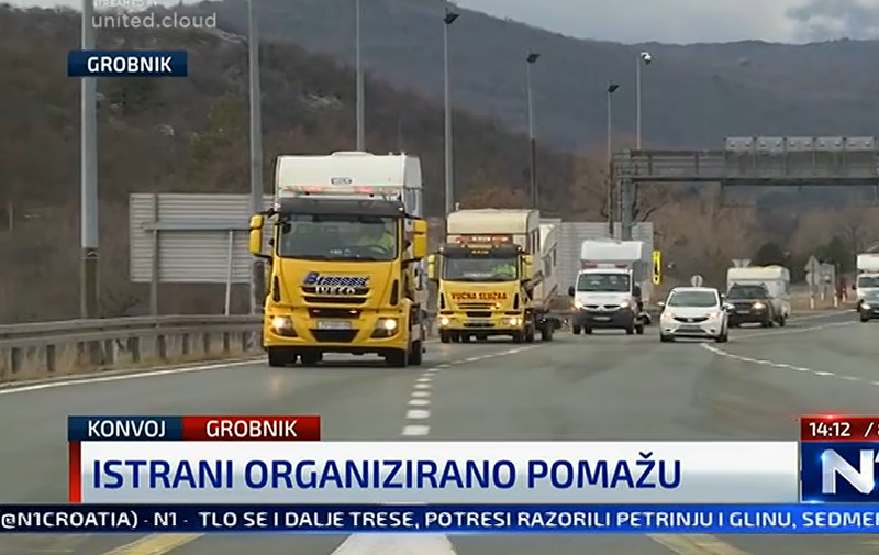 NACIONALNI MEDIJI O ISTRI: 'Ovo su Istrijani, jure prema Petrinji s gomilom kamp kućica'