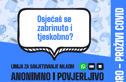 KREĆE SUSTAVNA POMOĆ MLADIMA Brini o sebi – Budi dobro – proŽIVI COVID 