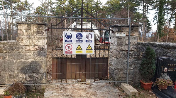 PAZIN Radovi na dogradnji mjesnog groblja u Lindaru u punom zamahu