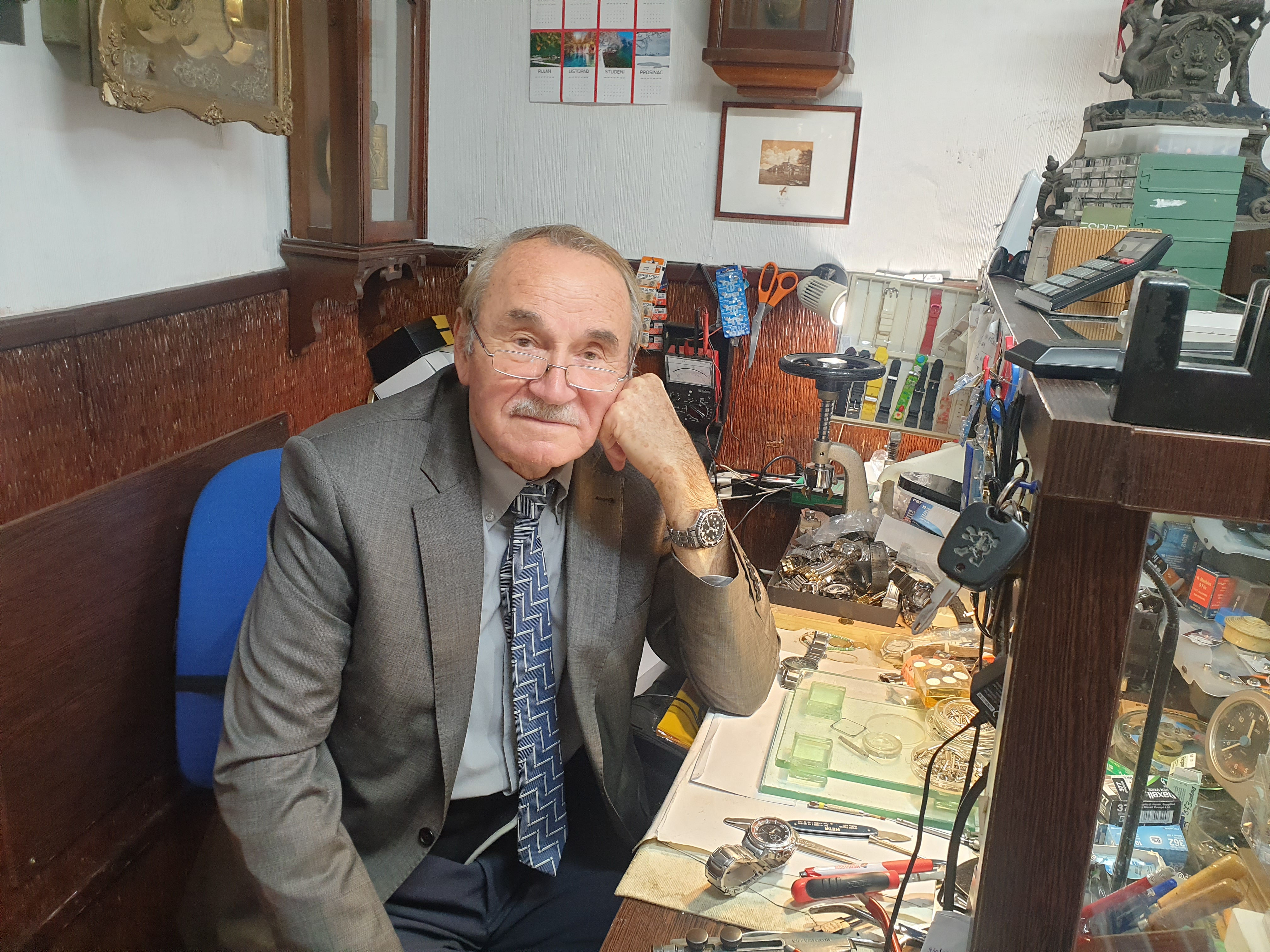 U DRUŠTVU S NIKOLOM ŽERAVICOM  Jedinim rovinjskim urarom 