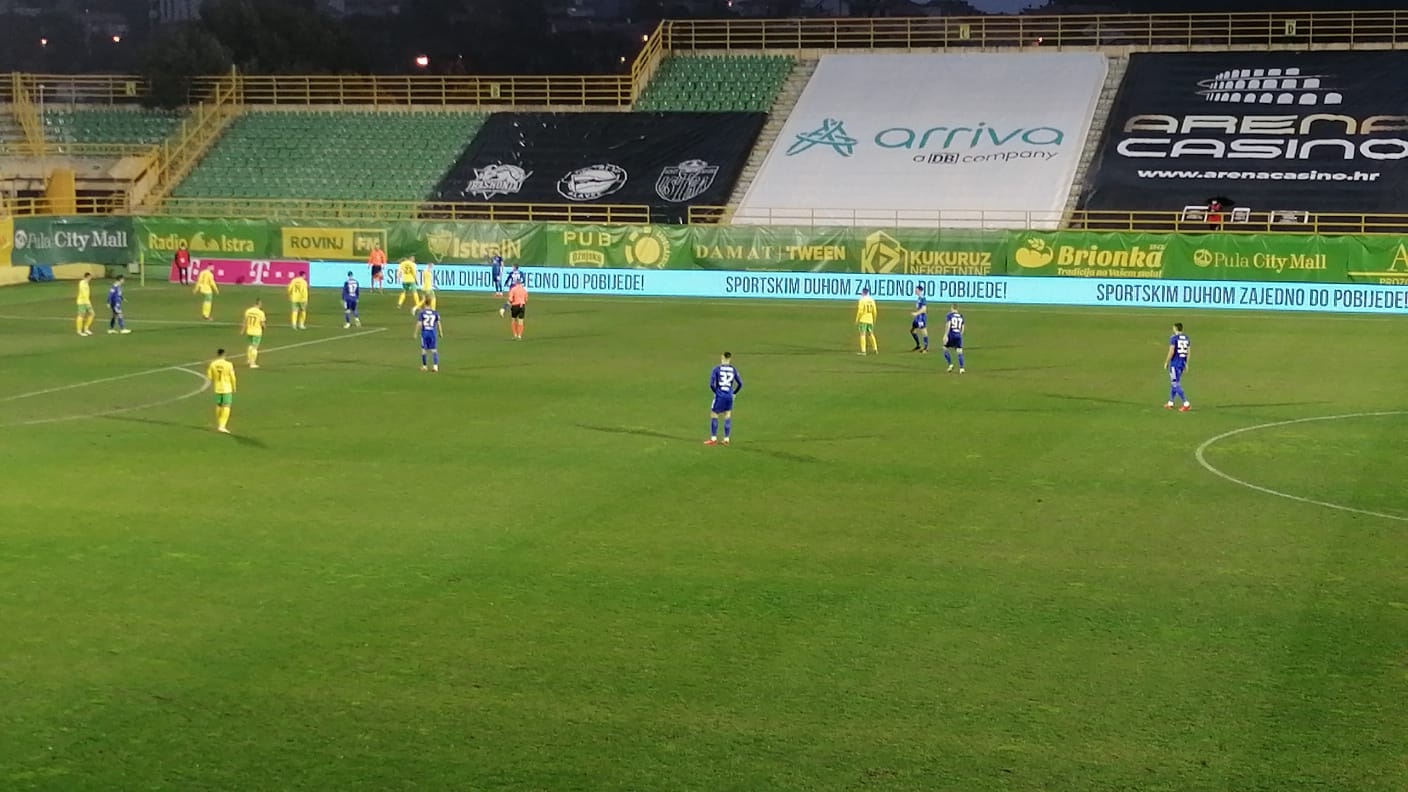 ISTRA 1961 - DINAMO 0:1 Četvrti uzastopni poraz zeleno-žutih 