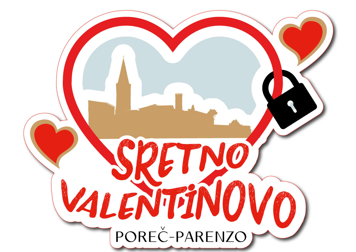 NOVE VIBER NALJEPNICE! Osmišljene naljepnice Grada Poreča povodom Valentinova