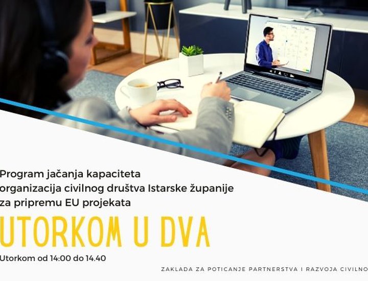 Info point za udruge Zaklade kreće s programom 'Utorkom u dva'