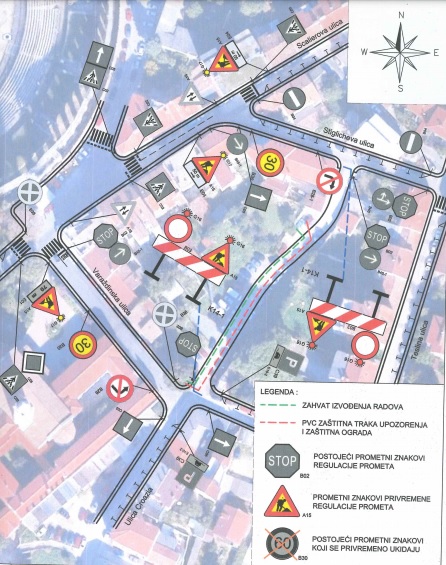 Od danas na snazi privremena regulacija prometa na dijelu Ulice Croatia u Puli