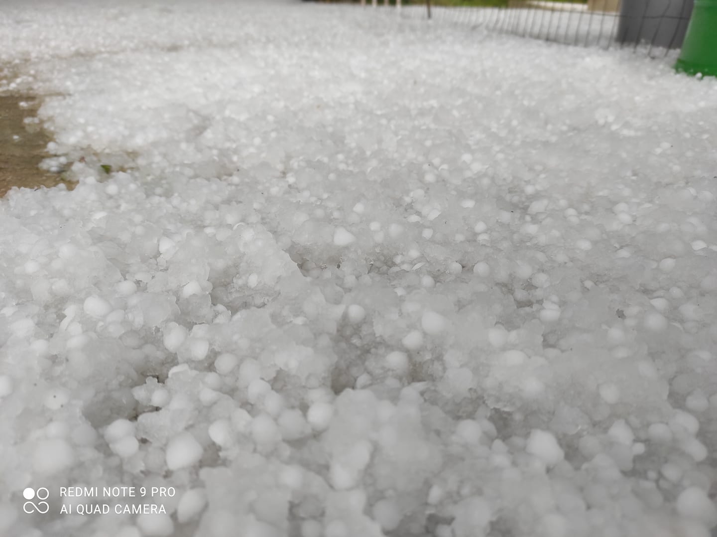 Temperature zraka malo porasle i odmah uzrokovale tučonosno nevrijeme u unutrašnjosti Istre