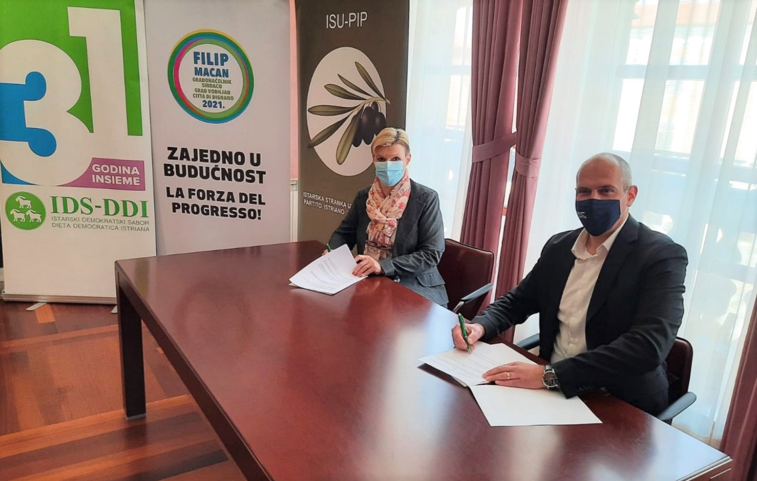 Istarska stranka umirovljenika podržala Filipa Macana za kandidata za gradonačelnika Vodnjana