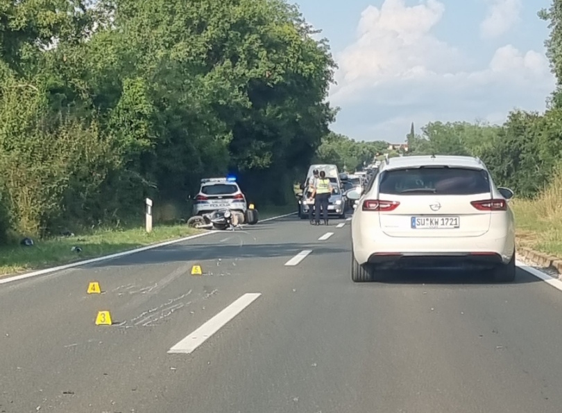 Rovinj-Rovinjsko Selo: U sudaru automobila i motocikla ozlijeđene dvije osobe