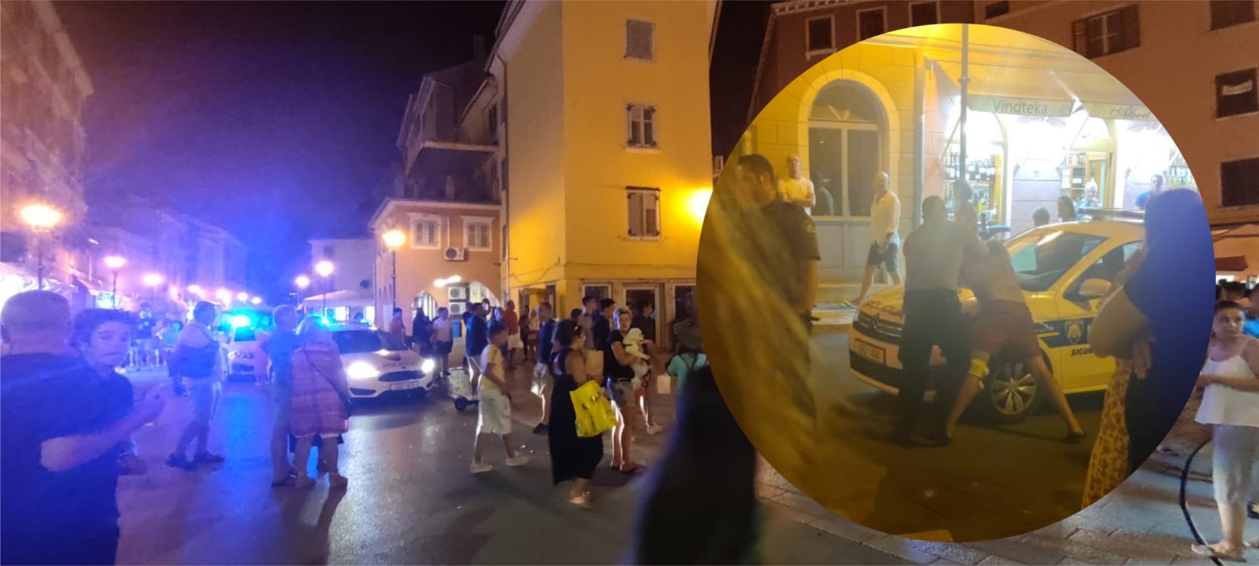 POTJERA U CENTRU ROVINJA Turisti napadali goste ugostiteljskog objekta, potukli se pa bježali od policije