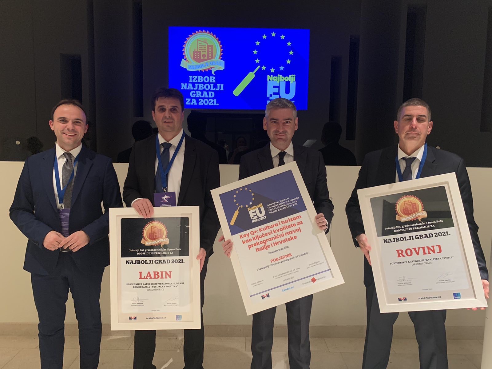 VELIKO PRIZNANJE Rovinj i Labin proglašeni najboljim srednjim gradovima u Hrvatskoj