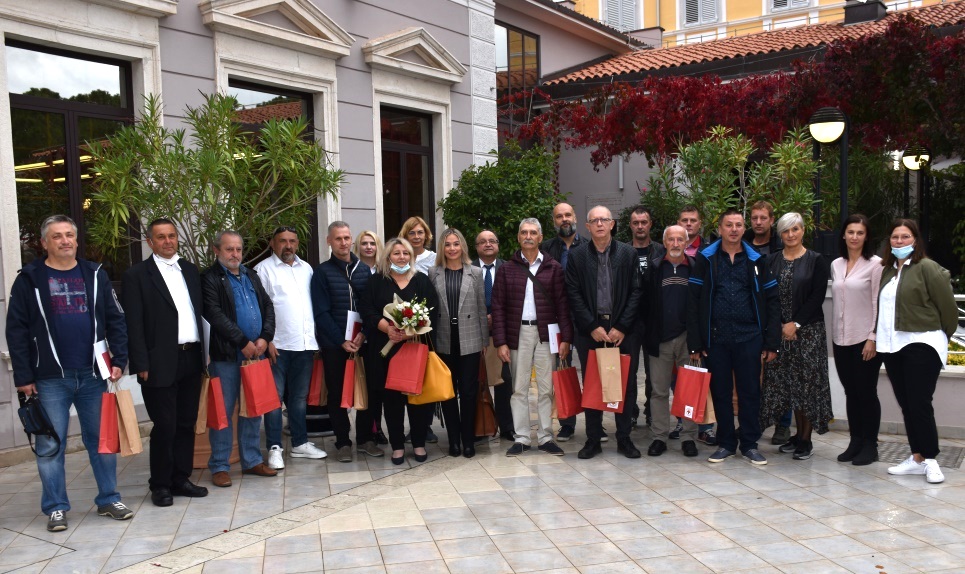 PULA Upriličen tradicionalni prijem za jubilarne darivatelje krvi