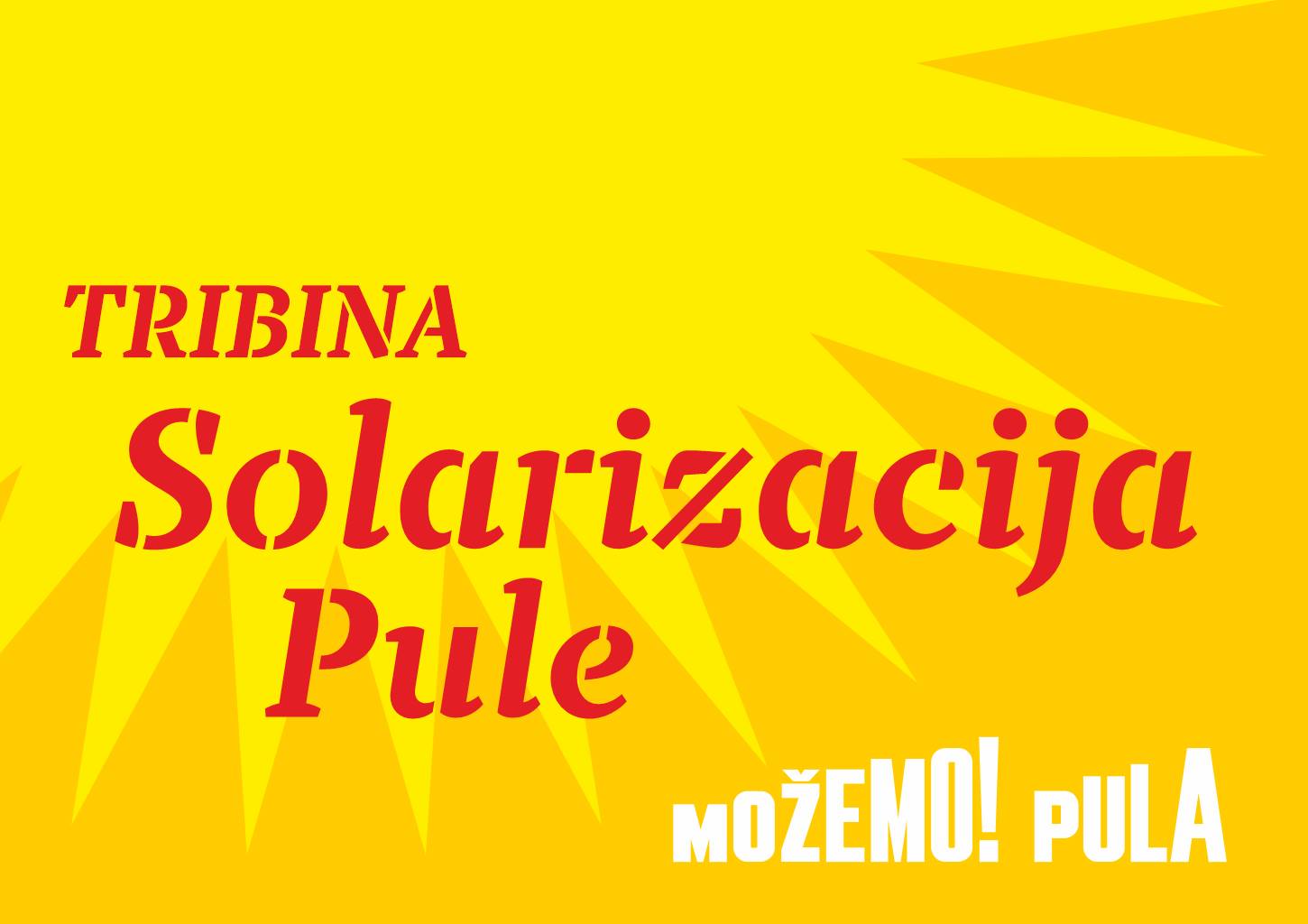 Platforma Možemo!: 'I Pula bi trebala pokrenuti izgradnju malih sunčanih elektrana na krovovima'