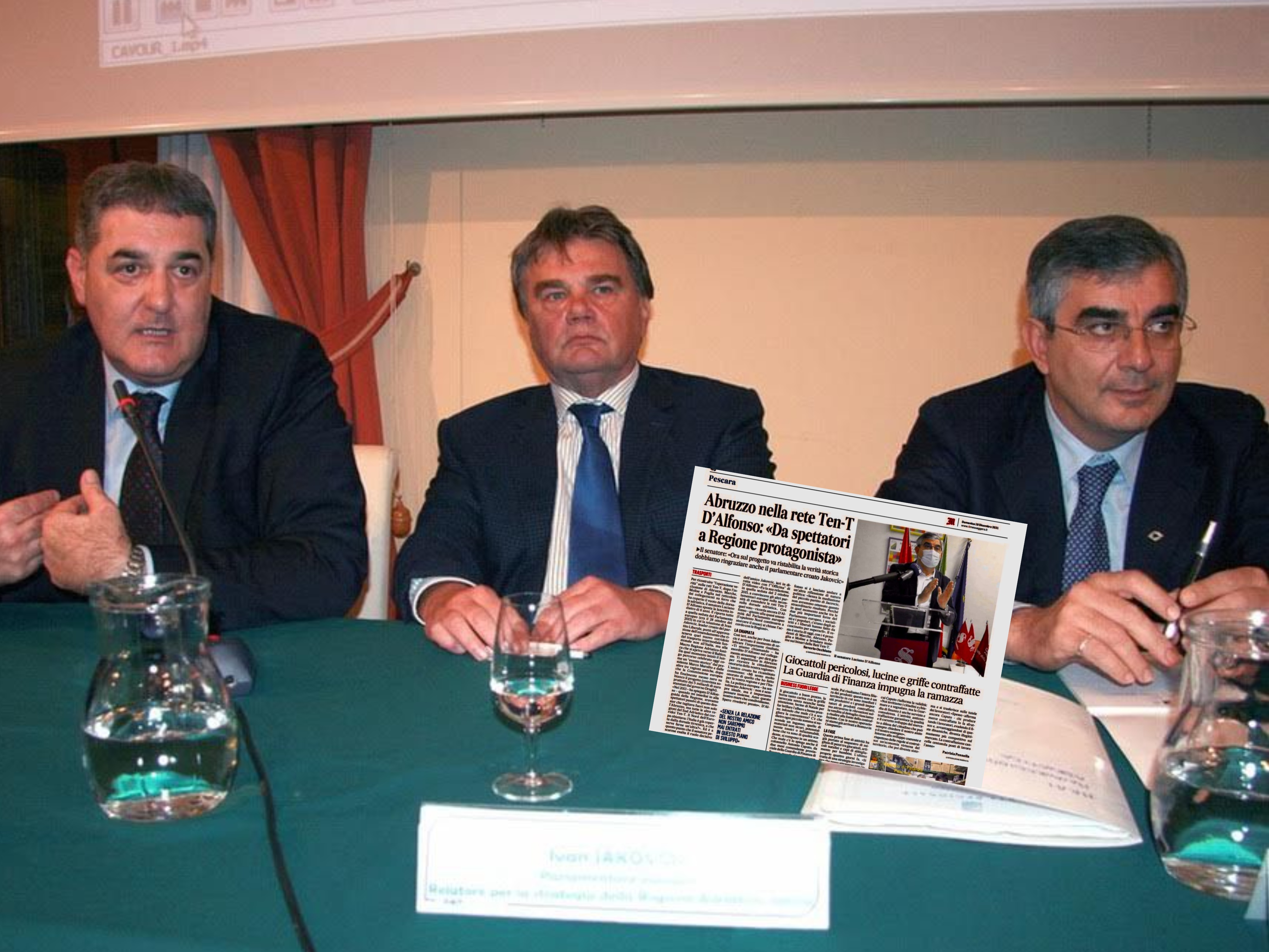 Talijanski senator zahvalio Ivanu Jakovčiću na presudnoj ulozi u proširenju transeuropske mreže prometnica